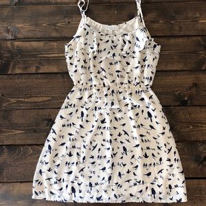 Bird Ruffle Dress